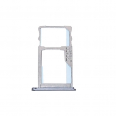 Bandeja de tarjeta dual SIM y SD gris para Meizu M5S M612Q